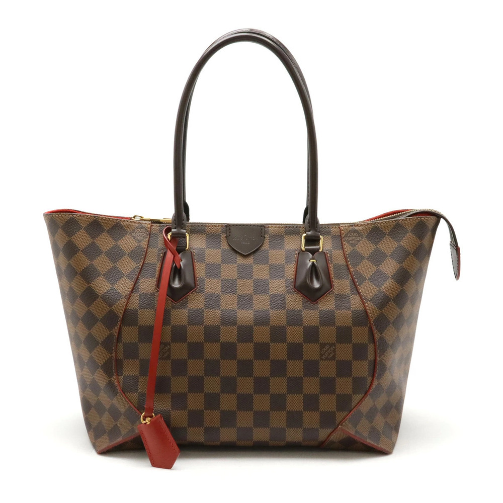 LOUIS VUITTON Damier Cassa Tote Handbag Cerise Red